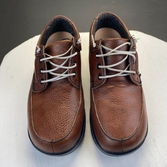 APEX ARIYA Y910 Brown Casual Walker Pebble  Leather Shoes PRS Insole,Size 11.5 main image 10